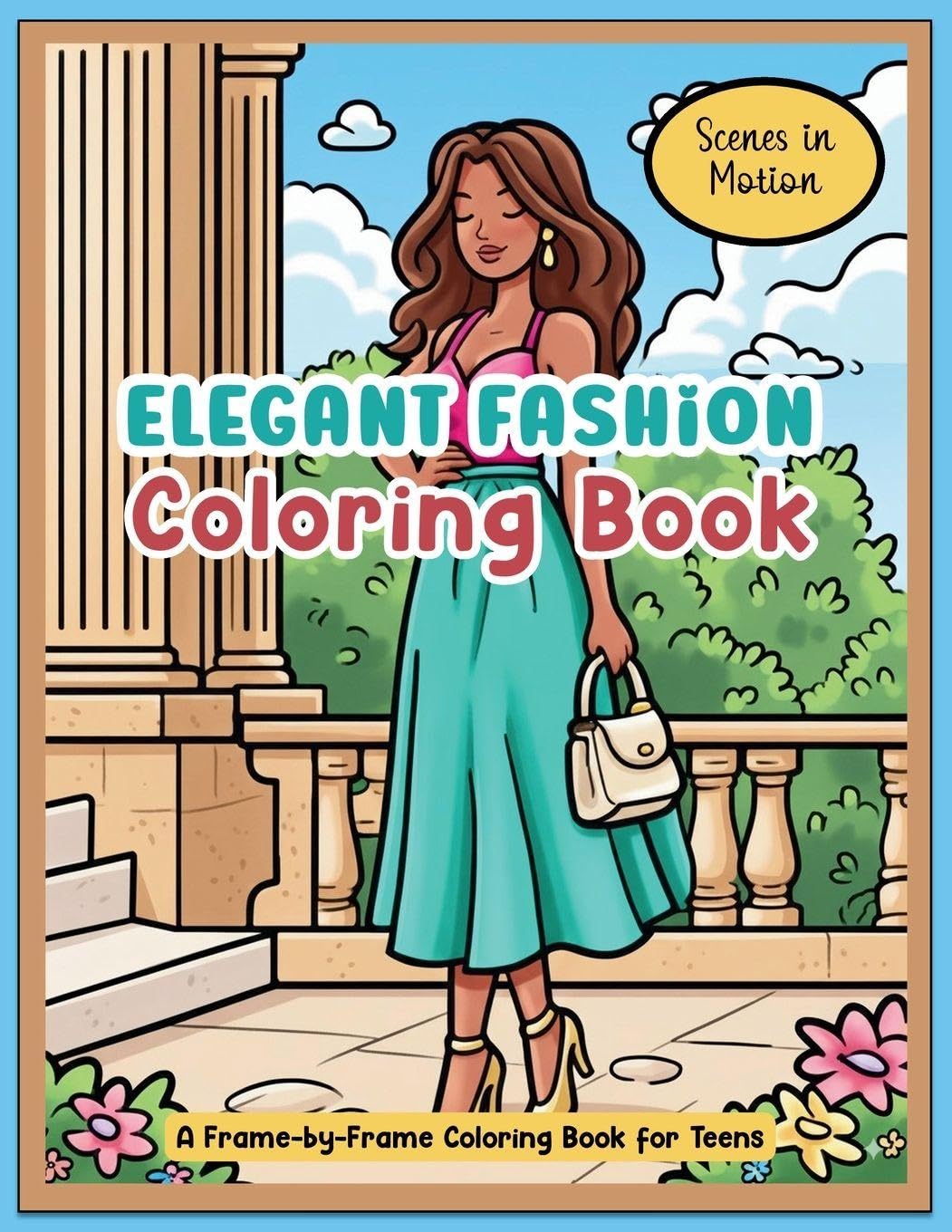 Elegant Fashion Coloring Book Lifestyle