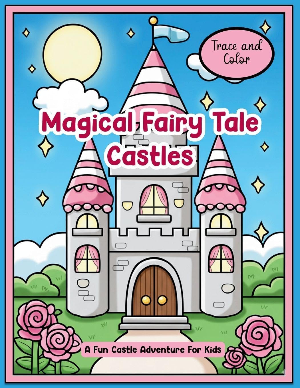 Trace and Color Magical Fairy Tale Castles Non-fiction