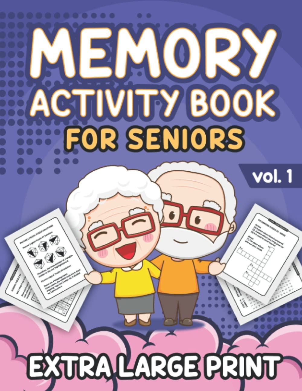 Memory Activity Book for Seniors | Extra Large Print Activity Book: Over 100 Fun & Relaxing Puzzles to Improve Brain Functioning and Enhance Memory Skills Study Guides