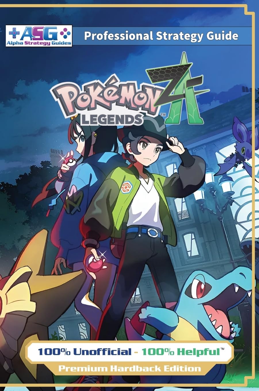 Pokemon Legends Z-A  Strategy Guide Book (Full Color Premium Hardback) Tiptoi & Games