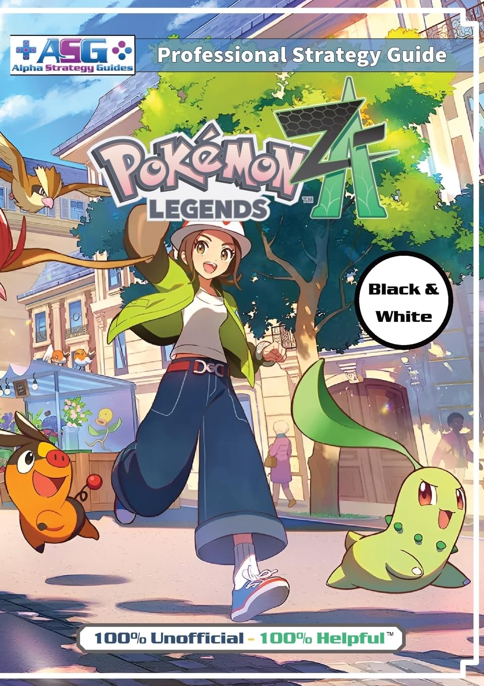 Pokémon Legends Z-A Strategy Guide Book (Black and White Budget-Friendly Edition) Tiptoi & Games