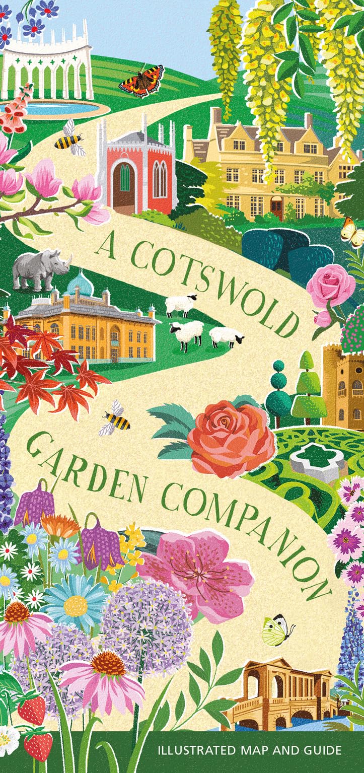 A Cotswold Garden Companion: Illustrated Map and Guide (Finch Illustrated Guides) Garden & Plants