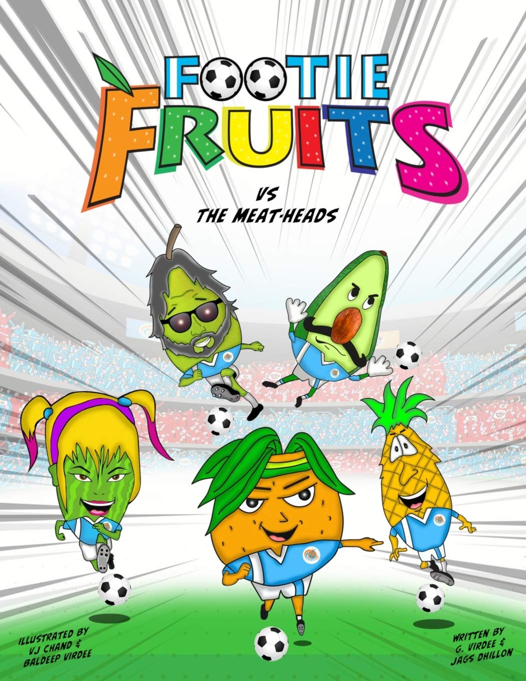 The Footie Fruits: The Footie Fruits vs The Meat-heads (The Footies Fruits, Band 1) Manga