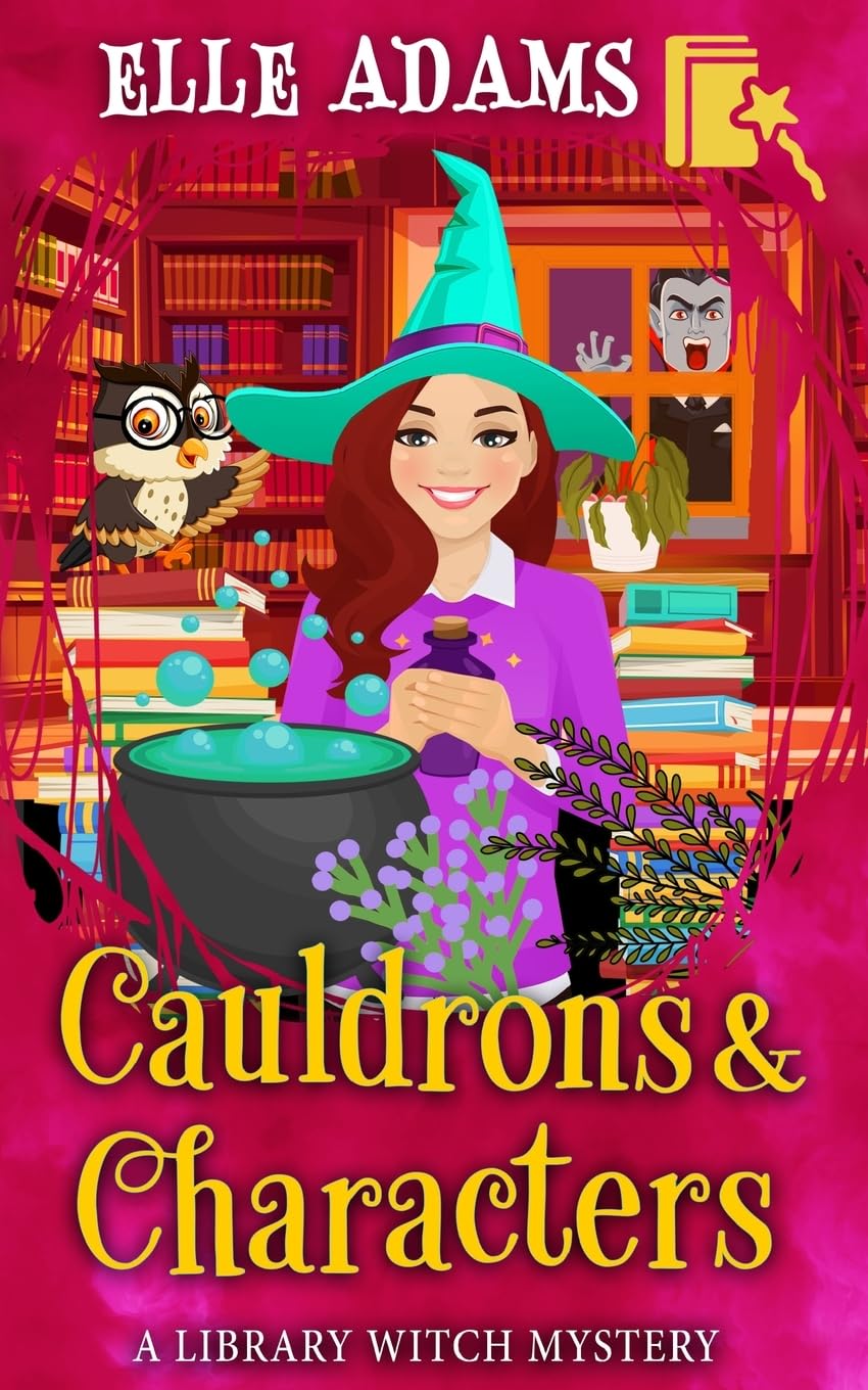 Cauldrons & Characters (A Library Witch Mystery, Band 15) Historical Fiction