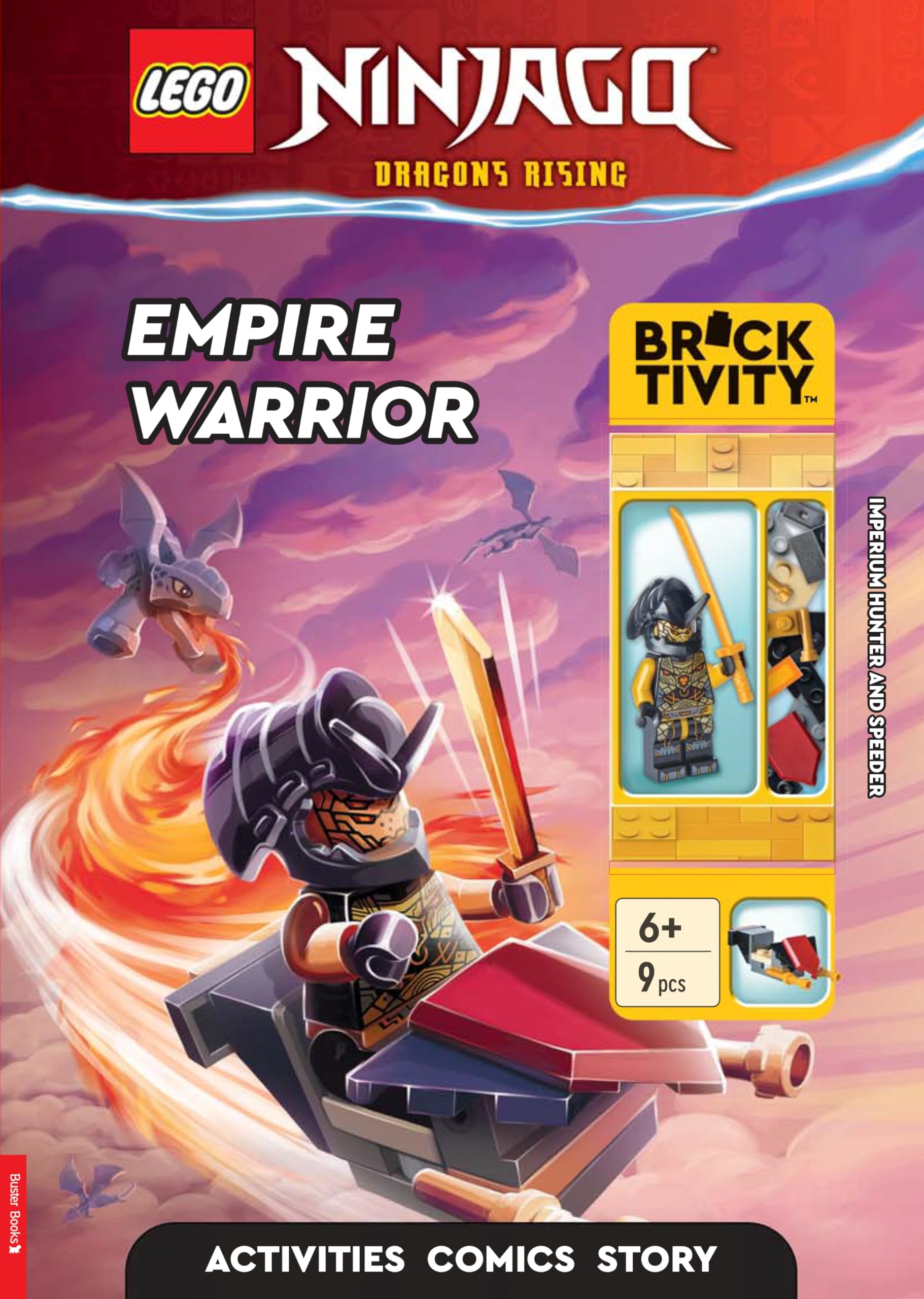 LEGO® NINJAGO®: Empire Warrior Activity Book (with Dragon Hunter minifigure and Speeder mini-build) (LEGO® Minifigure Activity) Manga