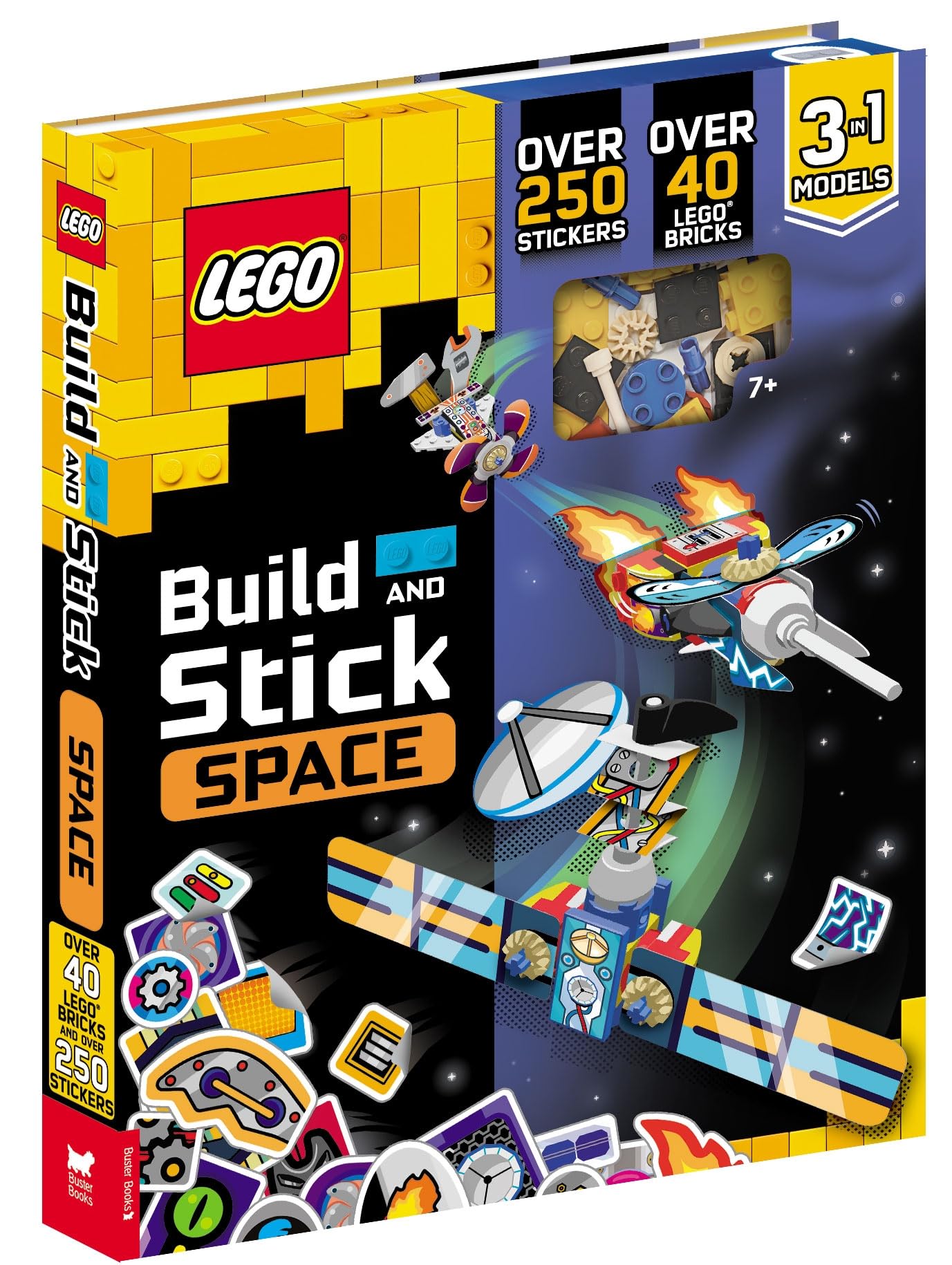 LEGO® Books: Build and Stick: Space (includes LEGO® bricks, book and over 250 stickers) (LEGO® Build and Stick Activity Box) Tiptoi & Games