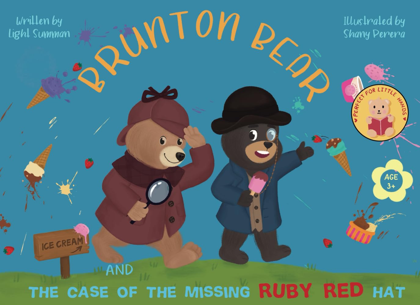 Brunton Bear and the Case of the missing ruby red hat: Cute animal characters, Childrens story book, Ideal for children ages 3years+, Boys and Girls Non-fiction