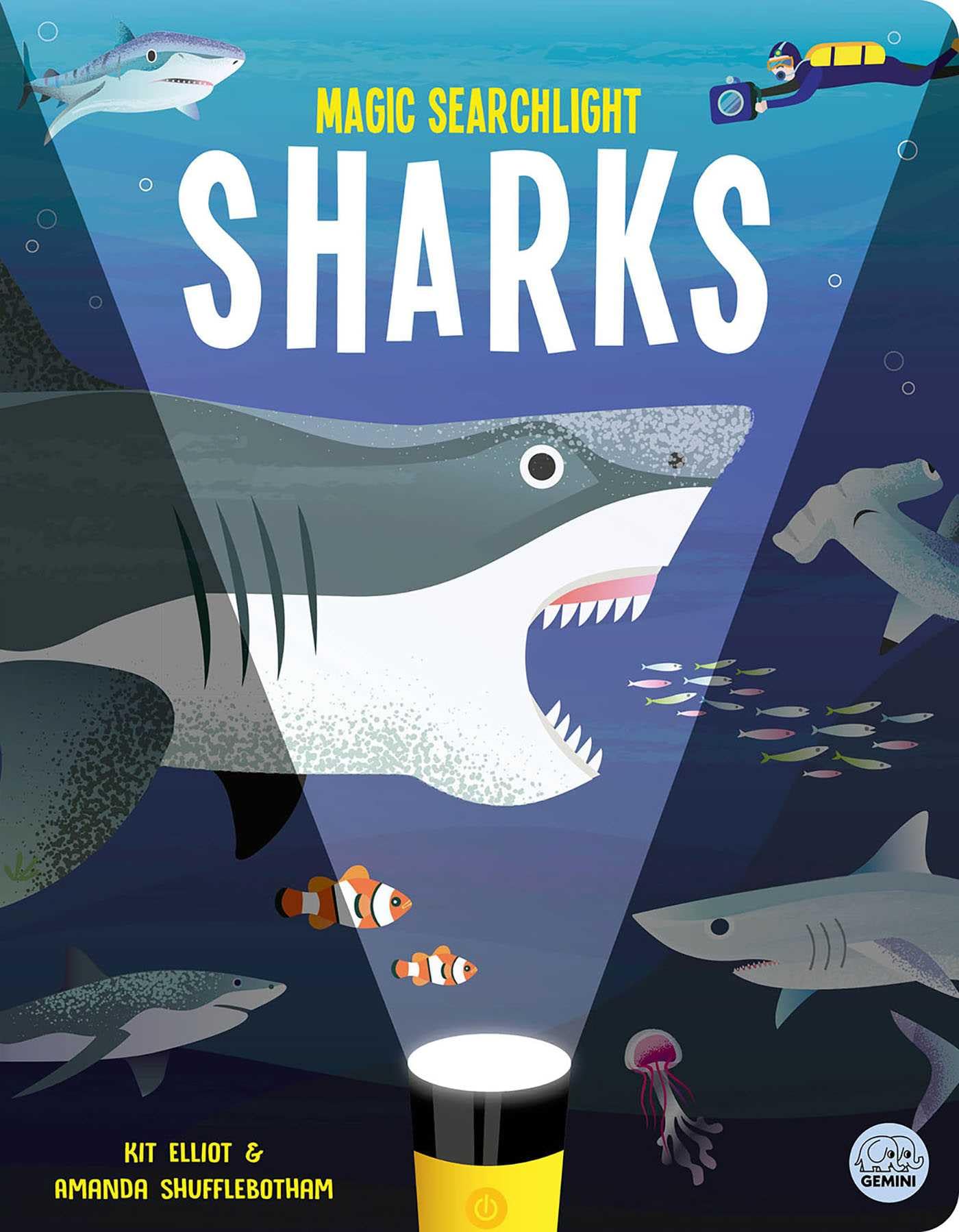 Magic Searchlight - Sharks (Seek and Find-Magic Searchlight Books) Tiptoi & Games