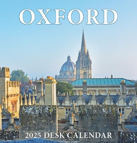 Oxford Colleges Mini Desktop Calendar - 2025 Travel