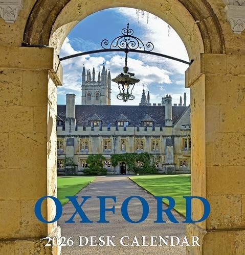 Oxford Colleges Mini Desktop Calendar - 2026 Travel