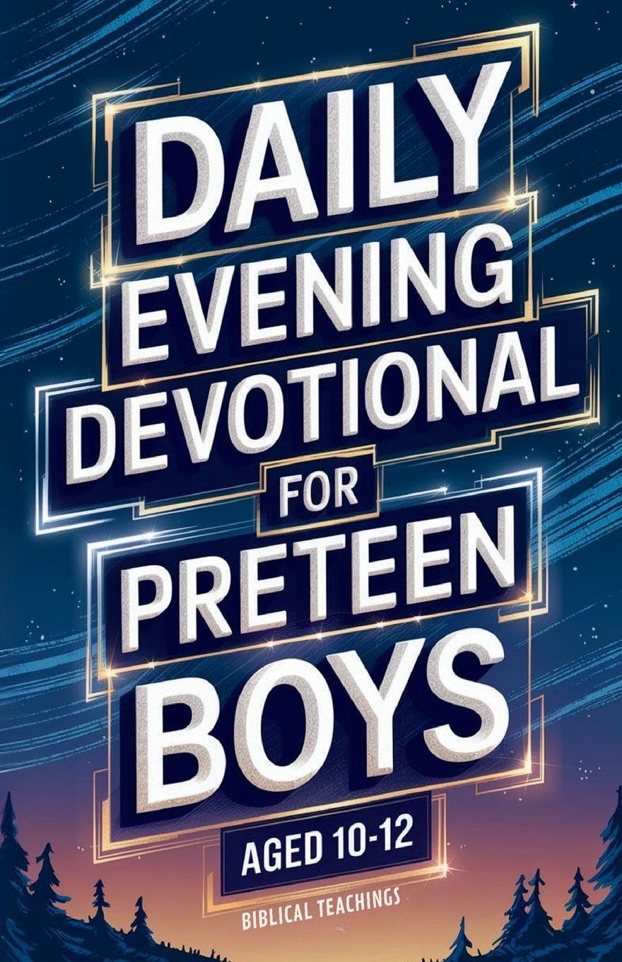 Daily Evening Devotional For Preteen Boys Aged 10-12 Non-fiction