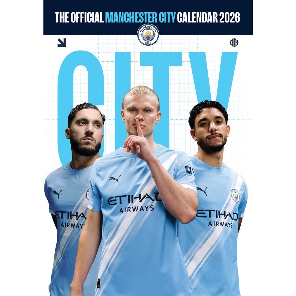 MANCHESTER CITY FC 2026 A3 CALENDAR Books