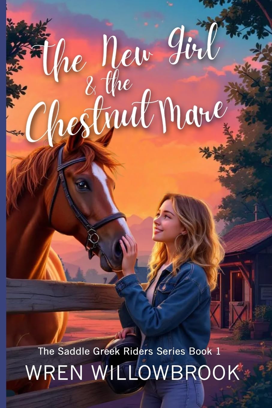 The New Girl & the Chestnut Mare (Family-friendly horse farm novels) Fantasy & Sci-Fi