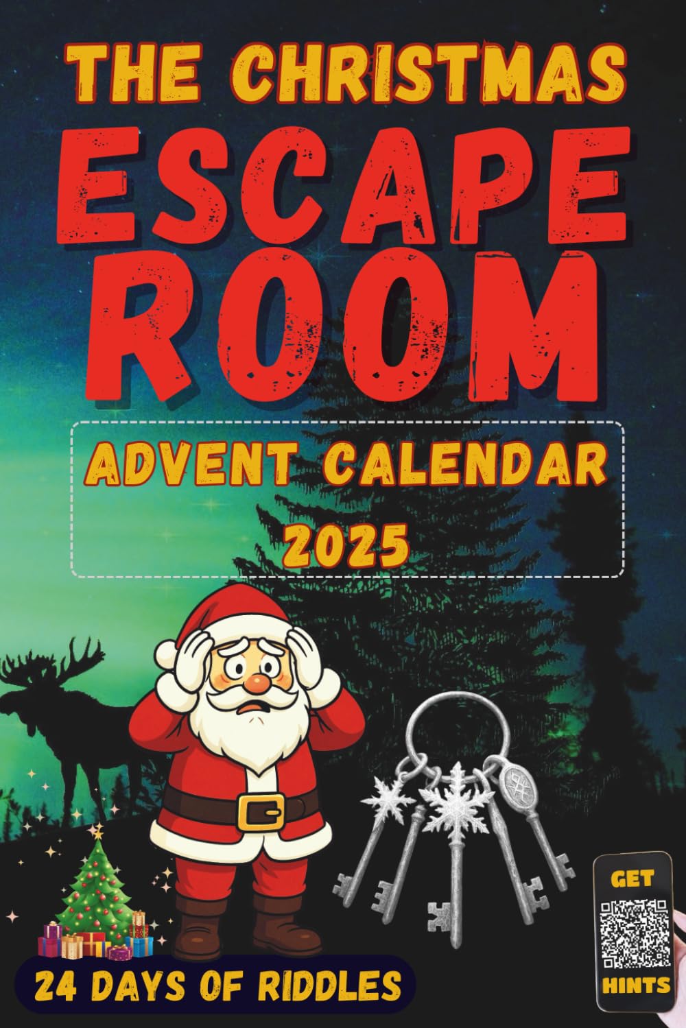 The Christmas Escape Room - Advent Calendar 2025: 24 Days of Riddles and Puzzles to save Christmas. An Escape Room in a Book - A Puzzle Each Day - ... (Christmas Escape Room - Advent Book, Band 2) Leisure & Fun