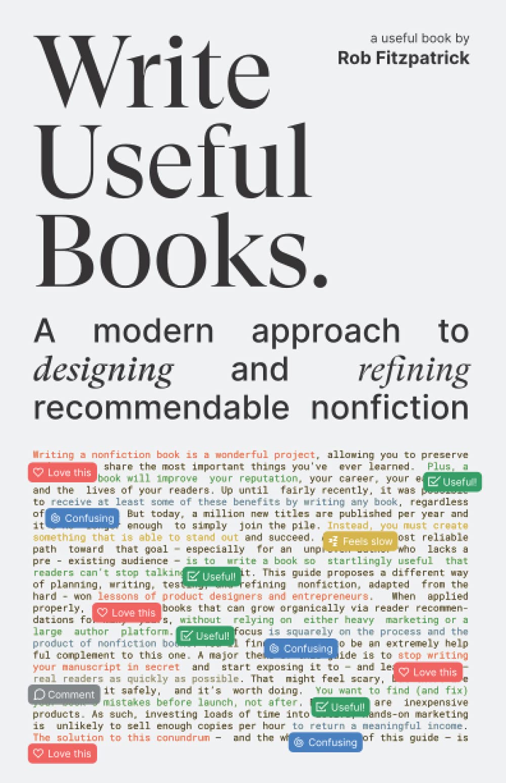 Write Useful Books: A modern approach to designing and refining recommendable nonfiction Media & Communication