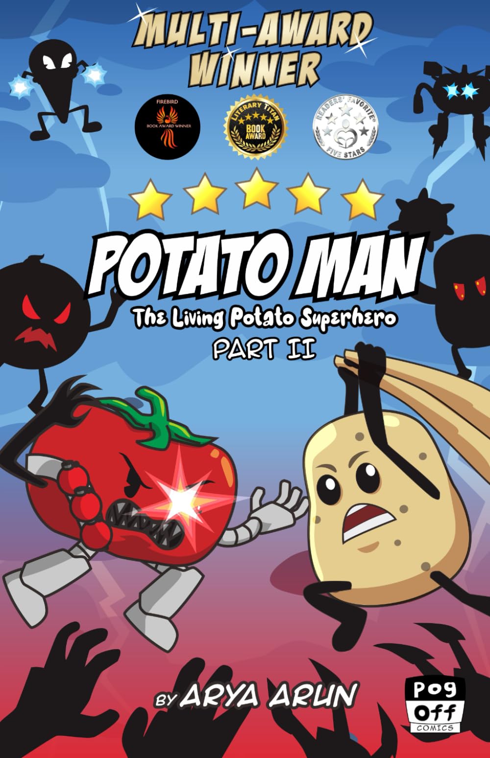 Potato Man, The Living Potato Superhero - Part II: A Witty & Silly Action Fantasy | Graphic Novels for Kids 9-12 | Comic Books for Kids | Adventure Books for Kids 9-12 | Funny Kids Books Ages 6-8 Manga
