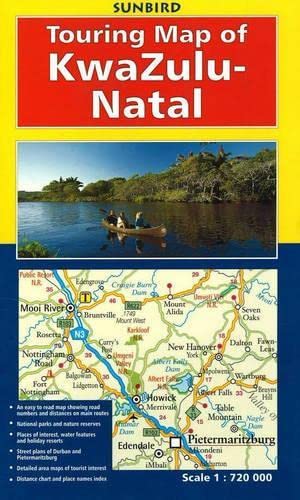 Touring Map of Kwazulu Natal Leisure, Home & Garden