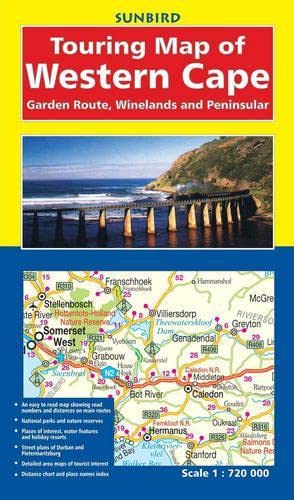 Touring Map of Western Cape: Garden Route, Winelands and Peninsula Leisure, Home & Garden