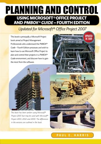 Planning and Control Using Microsoft Project and PMBOK Guide Business, Finance & Career