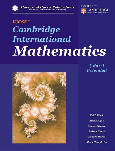 IGCSE Cambridge International Mathematics: 0607 Extended Books