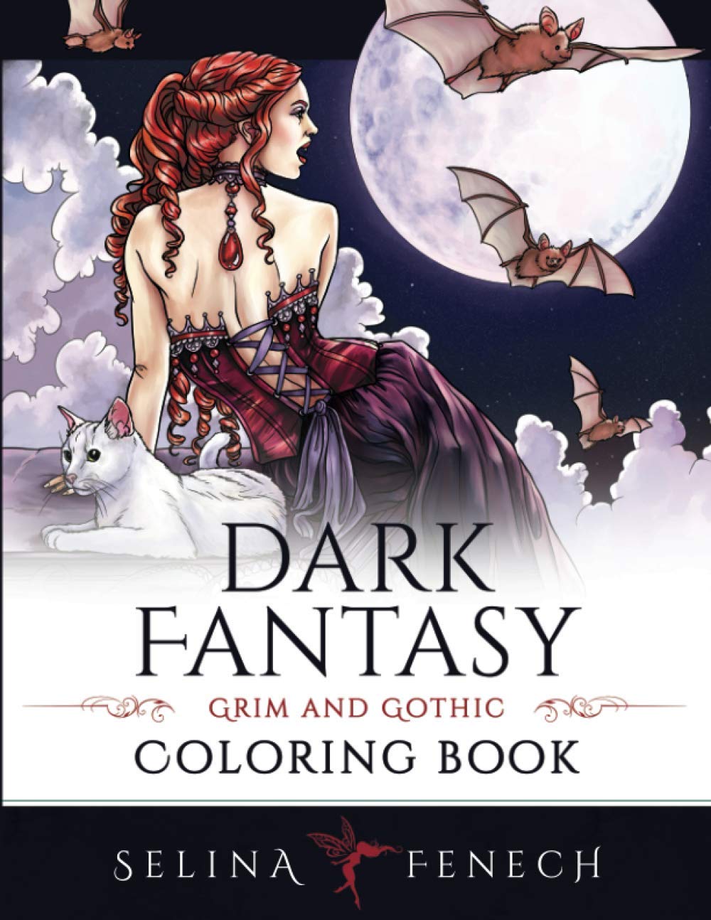 Dark Fantasy Coloring Book book