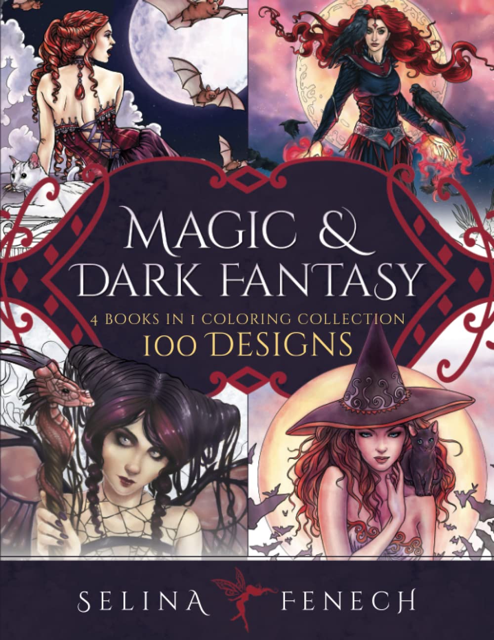 Magic and Dark Fantasy Coloring Collection: 100 Designs Film, Art & Culture
