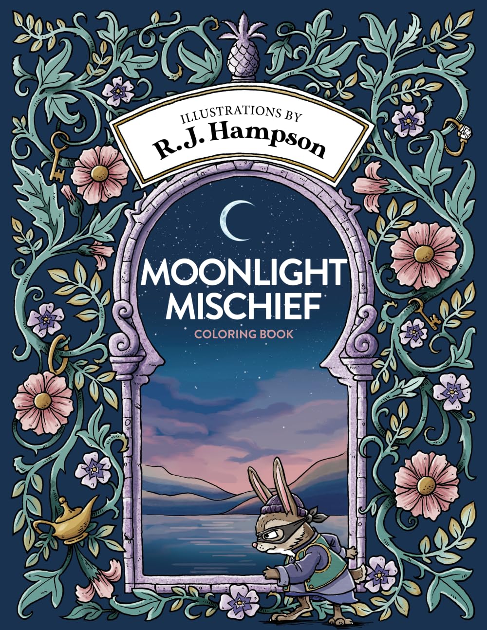 Moonlight Mischief Coloring Book (R.J. Hampson Signature Books) Film, Art & Culture