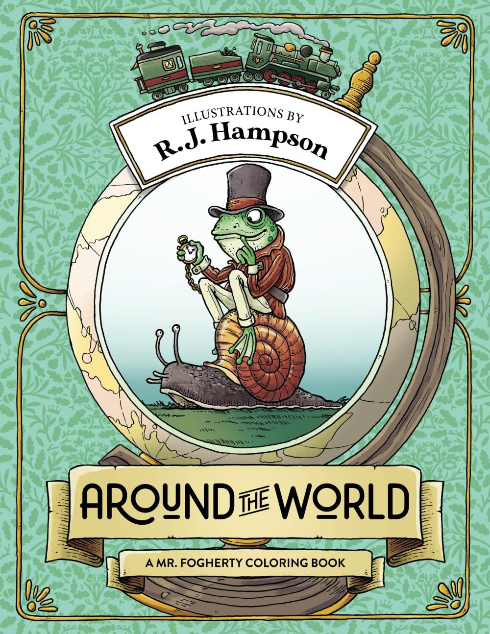 Around The World: A Mr. Fogherty Coloring Book book