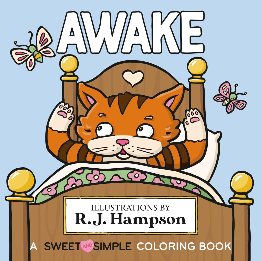 Awake: A Sweet And Simple Coloring Book (Sweet and Simple Coloring Books) Film, Art & Culture