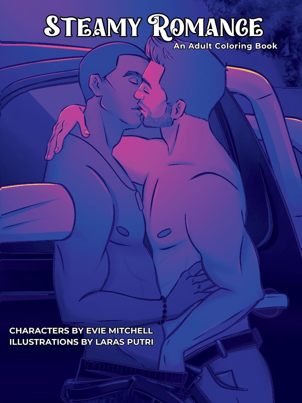 Steamy Romance Adult Coloring Book Hobbies & Crafts