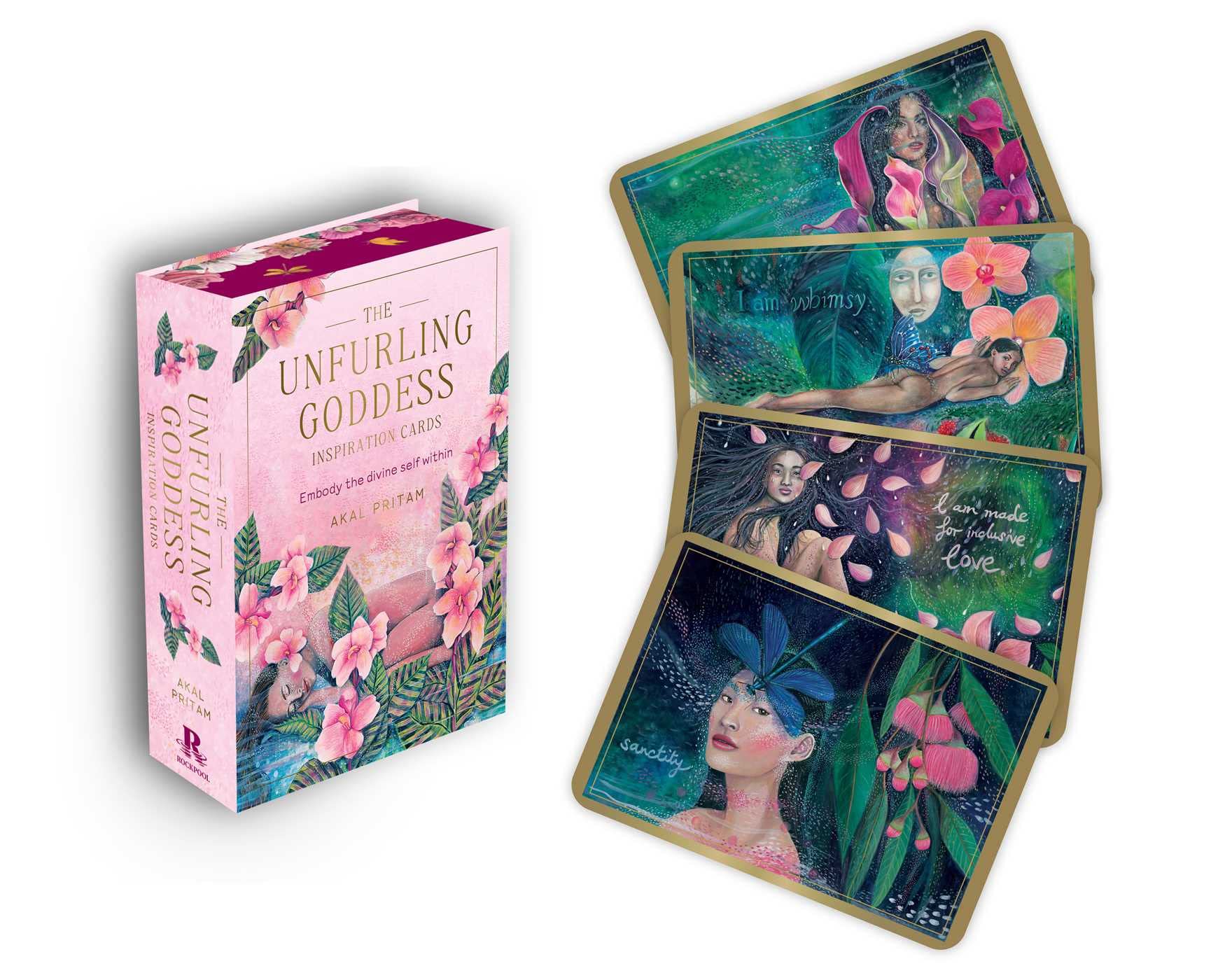 The Unfurling Goddess Inspiration Cards: Embody the divine self within Self-help