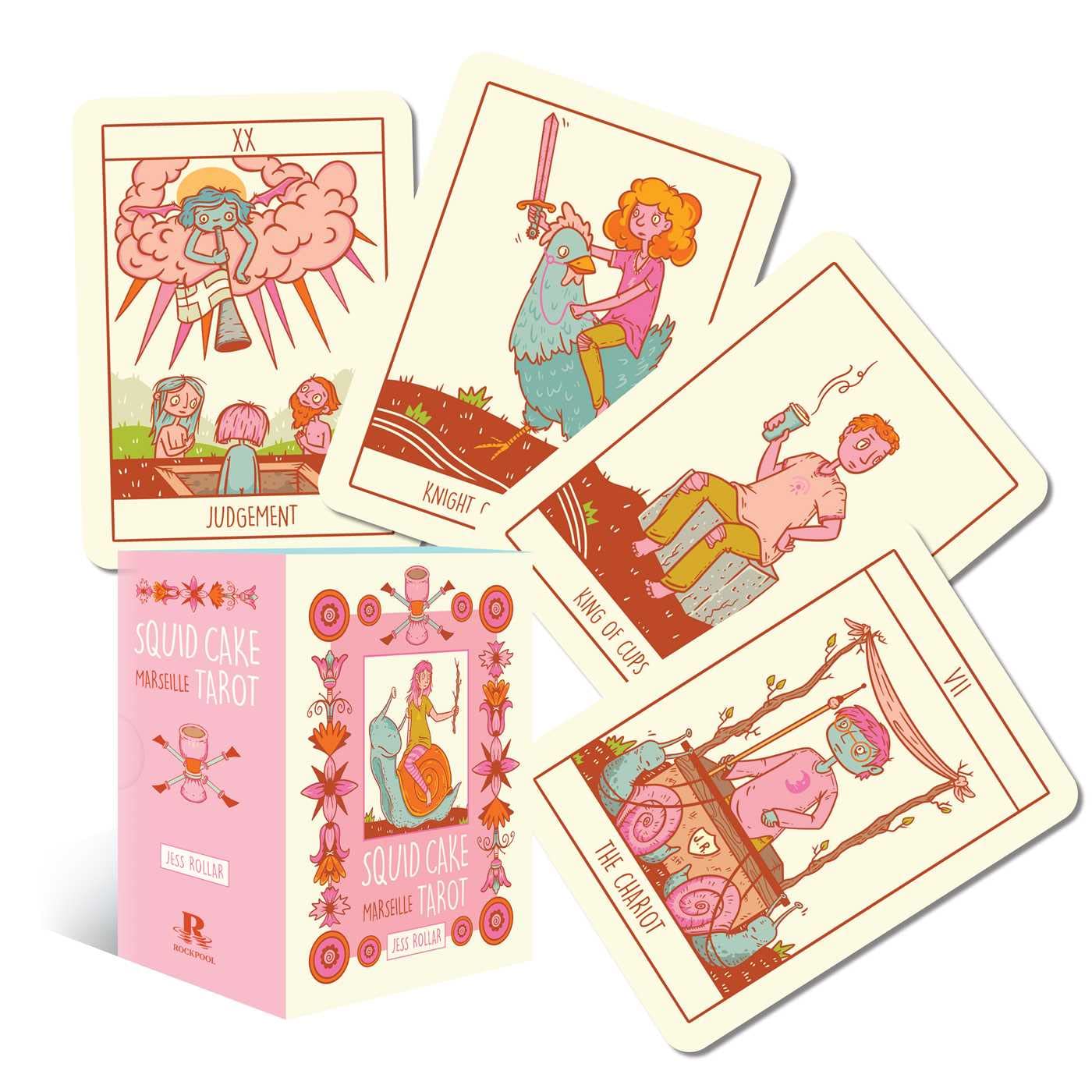 Squid Cake Marseille Tarot: 78 Gilded Cards and 184-page Guidebook Manga