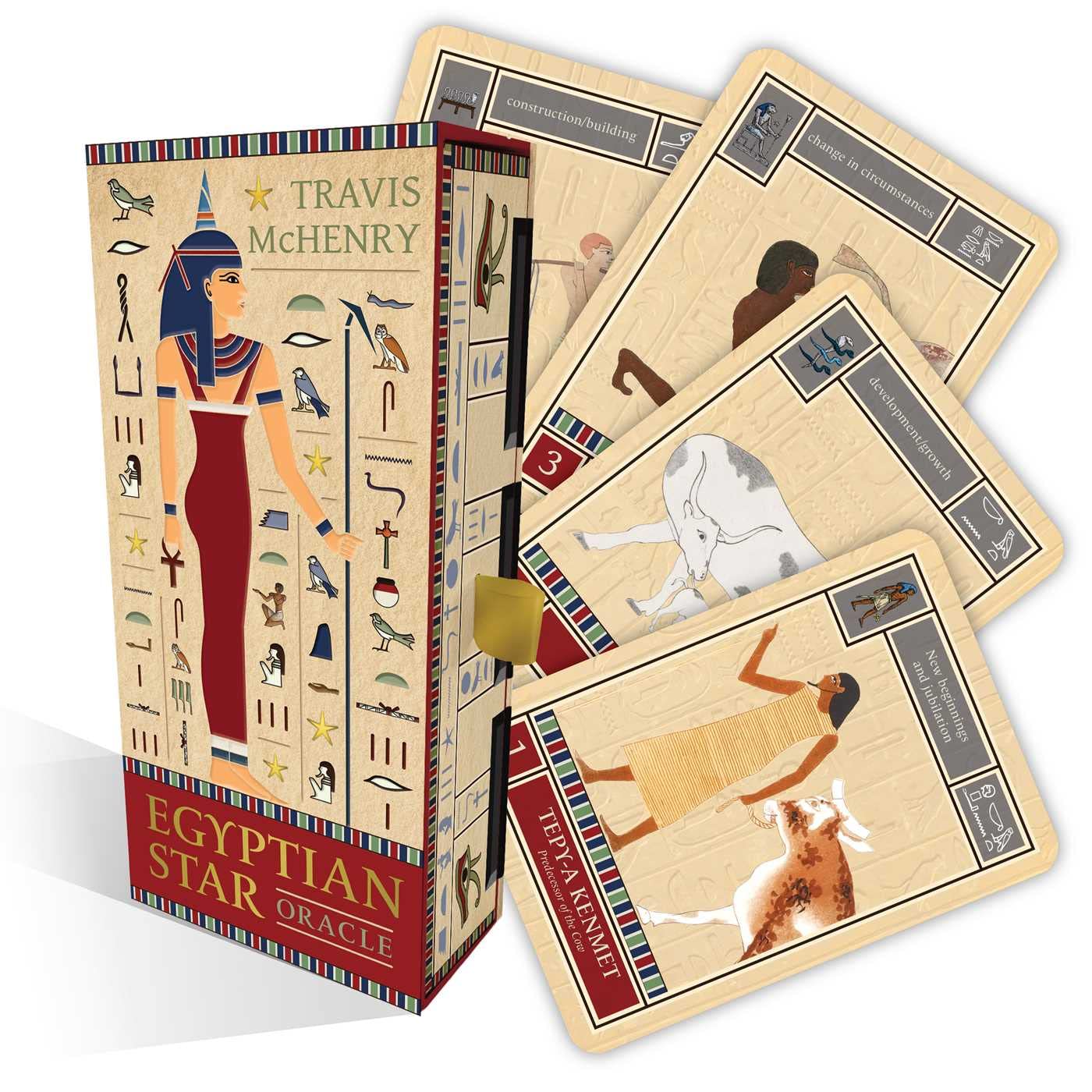 Egyptian Star Oracle: 42 Gilded Cards, 144-page Full-color Guidebook and Eye of Horus Charm Politics & History