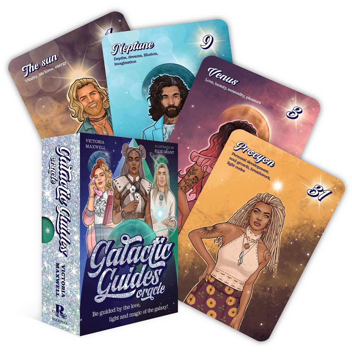 Galactic Guides Oracle: Be Guided by the Love, Light and Magic of the Galaxy! (Rockpool Oracle) Film, Art & Culture