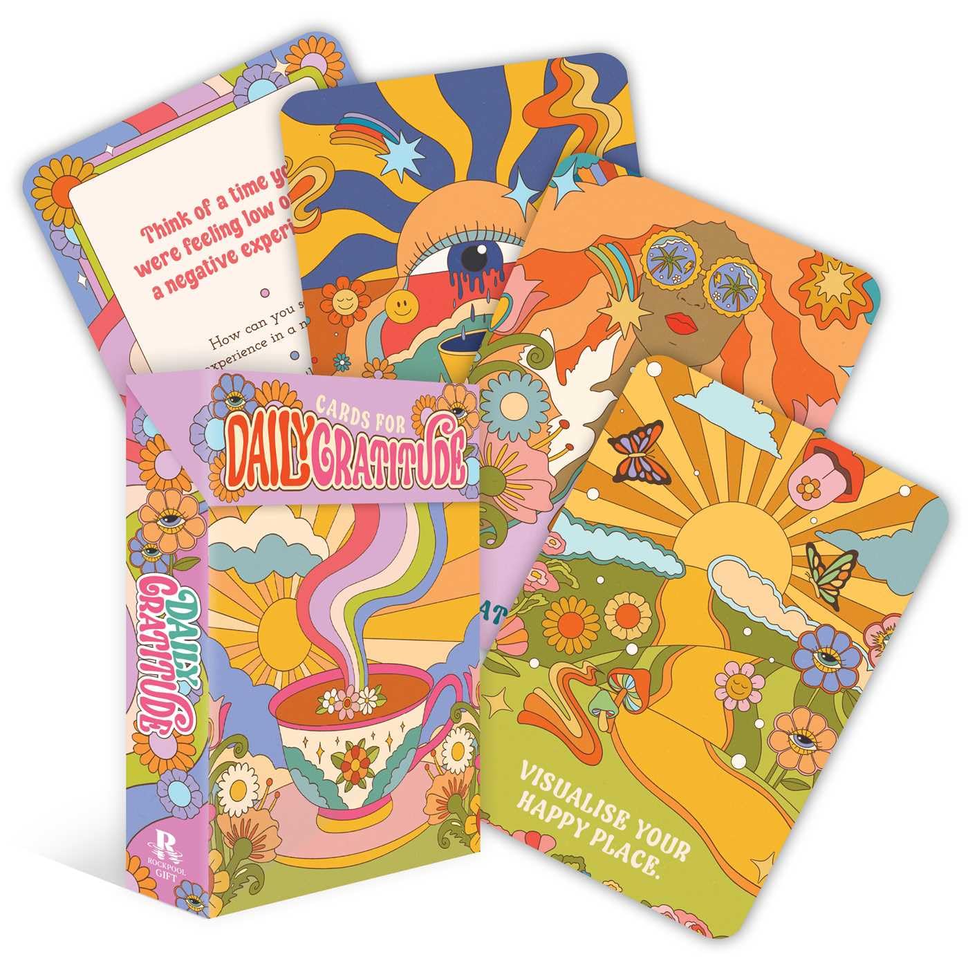Cards for Daily Gratitude: Be thankful everyday (Rockpool Flashcards) Leisure, Home & Garden