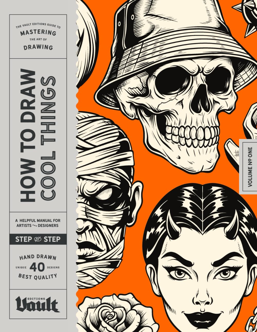 How to Draw Cool Things: An Adult Step-by-Step Drawing Guide (How to Draw series by Vault Editions) Arts & Music