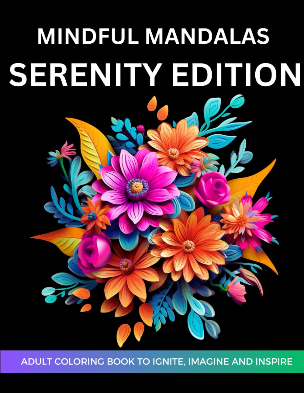 Mindful Mandalas: Serenity Edition: Mandala Coloring Book for Adults (Mindful Mandalas: Mandala Coloring Book Series for Adults) Hobbies & Crafts