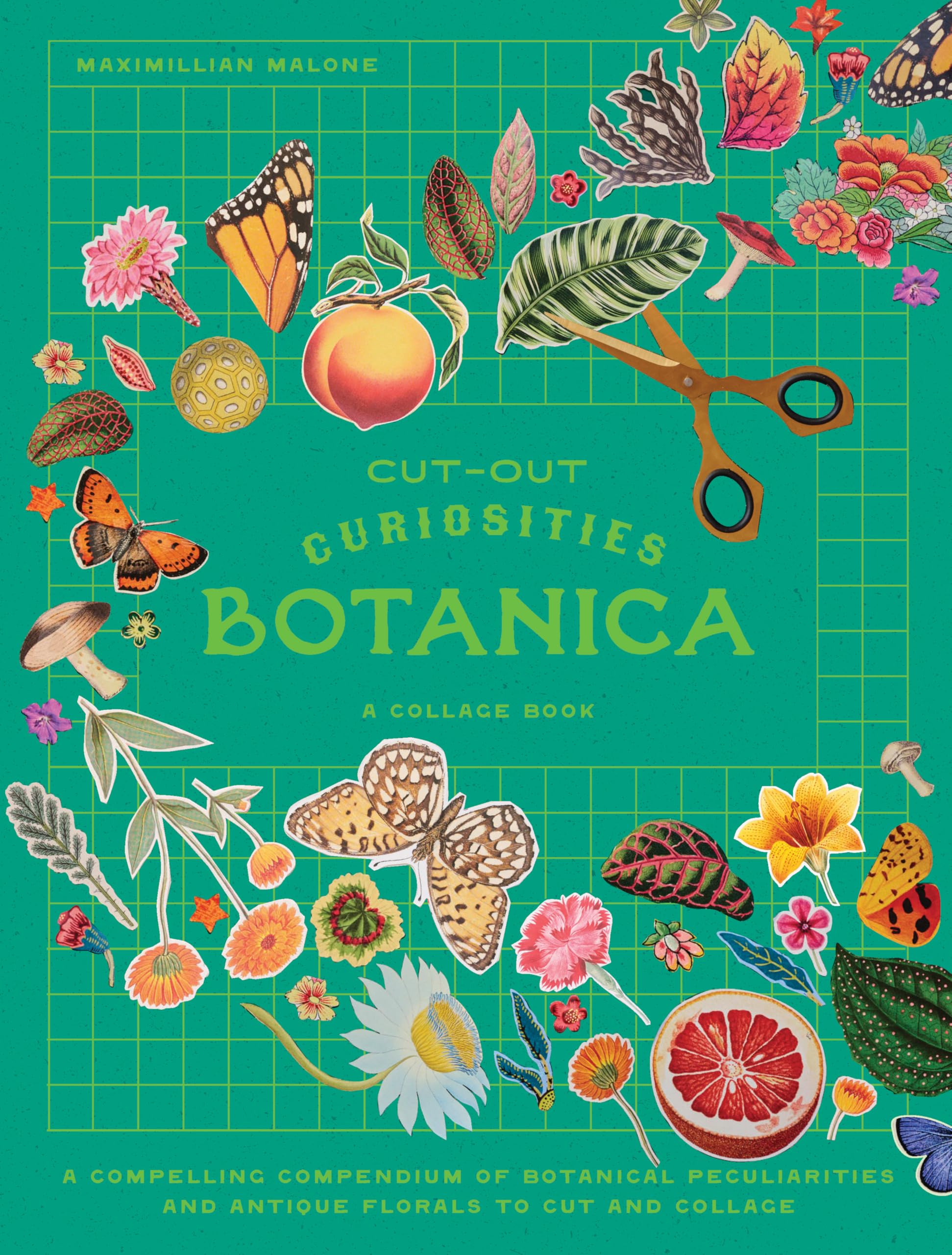 Cut-out Curiosities Botanica a Collage Book: A Compelling Compendium of Botanical Peculiarities and Antique Florals to Cut and Collage Film, Art & Culture