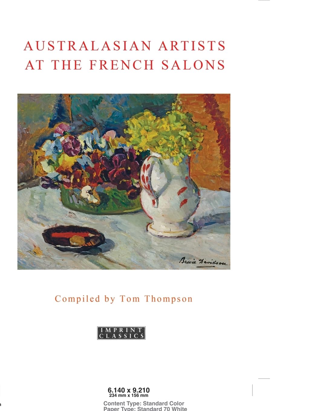 Australasian Artists At the French Salons Books