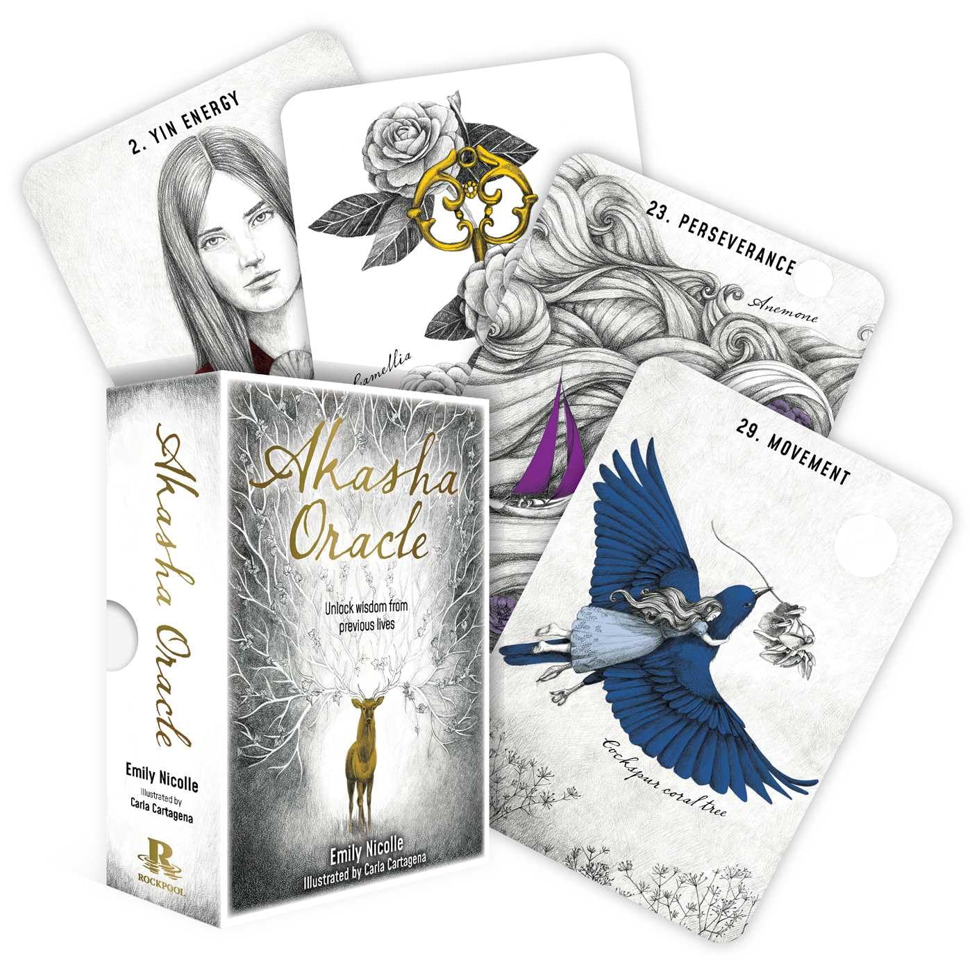Akasha Oracle: Unlock wisdom from previous lives (Rockpool Oracle) Religion & Esotericism
