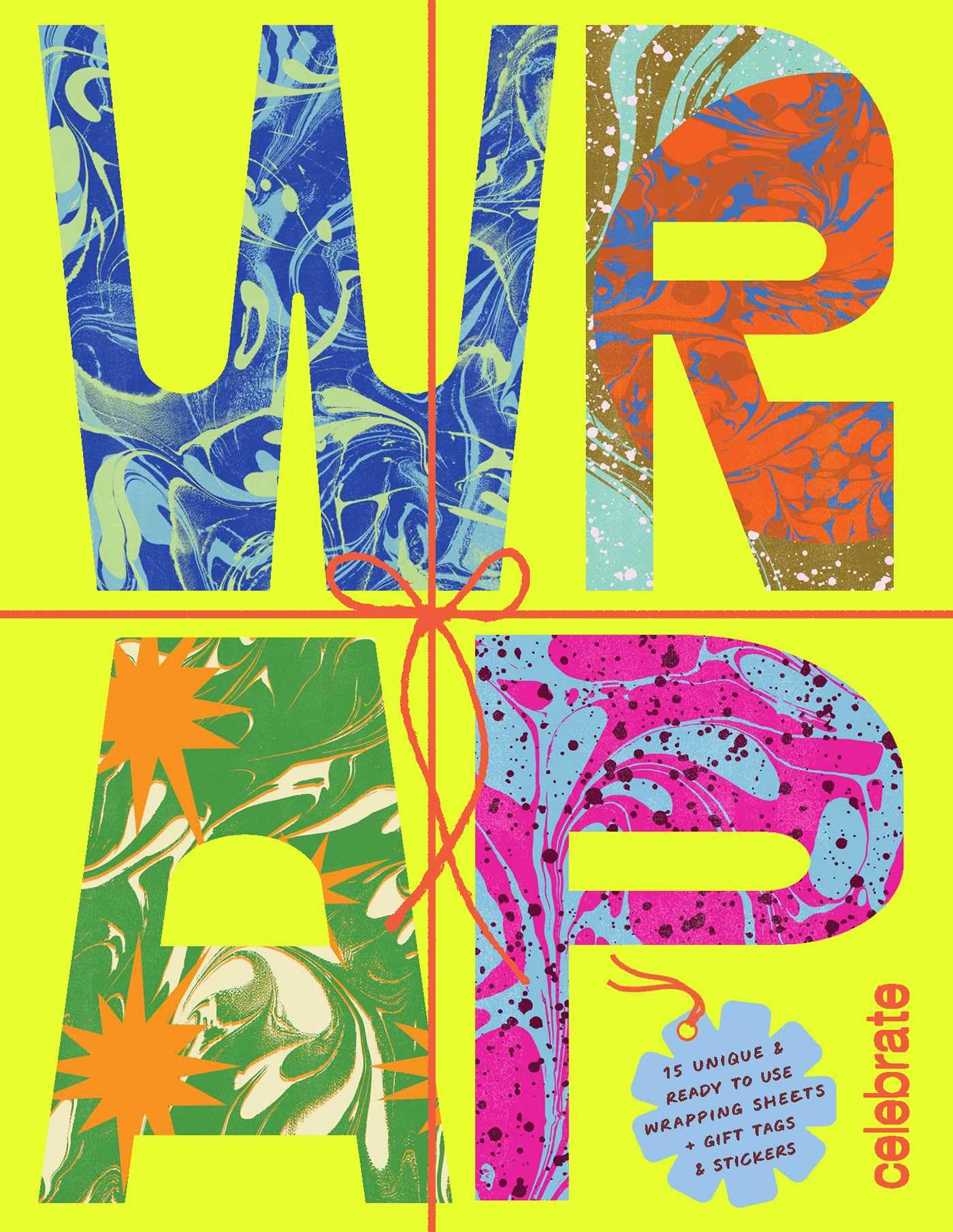 WRAP: Celebrate - Gift Wrapping Paper Book with Gift Tags Film, Art & Culture