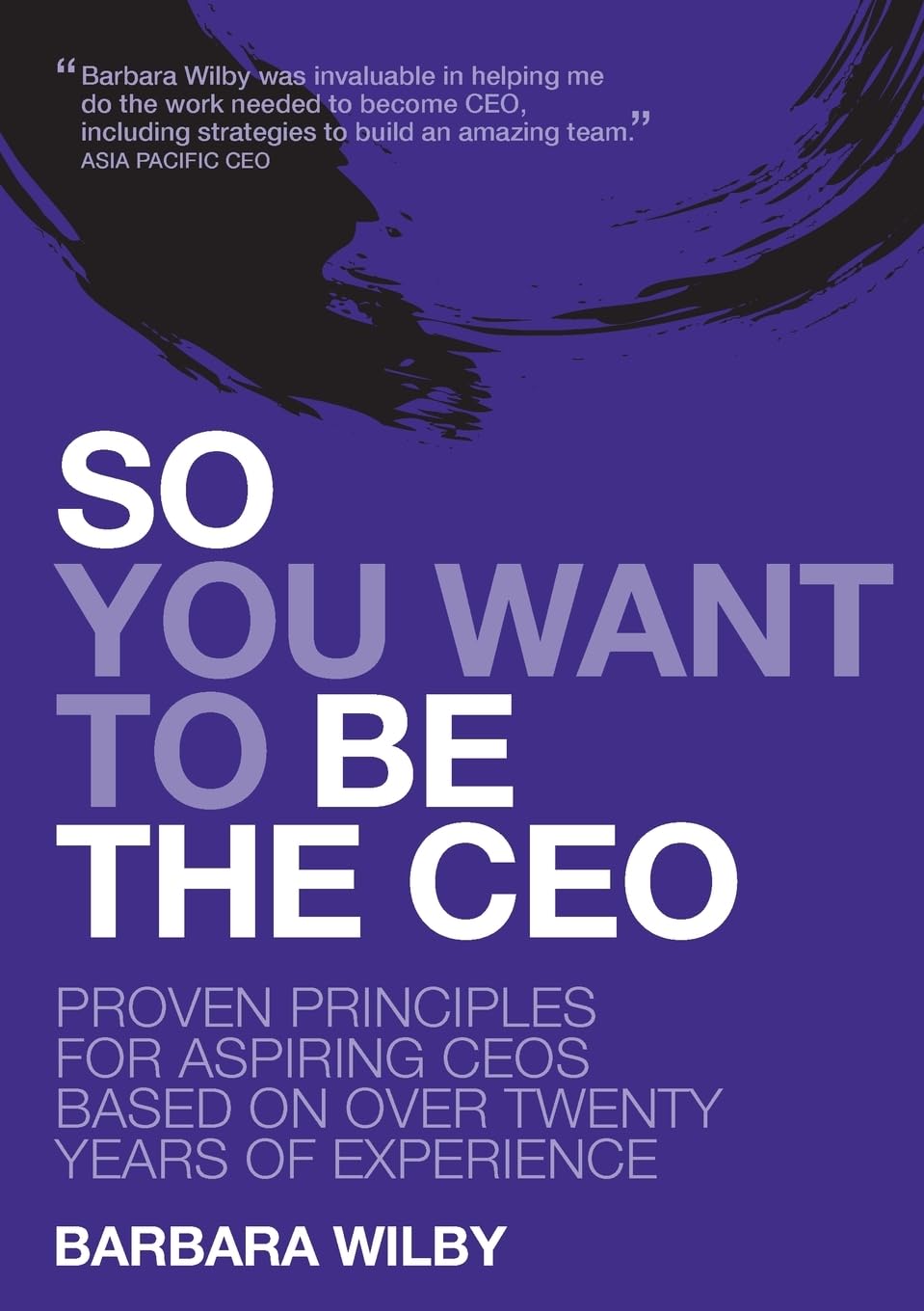 So You Want to Be the CEO: Proven Principles For Aspiring CEOs Based On Over Twenty Years Of Experience Business, Finance & Career