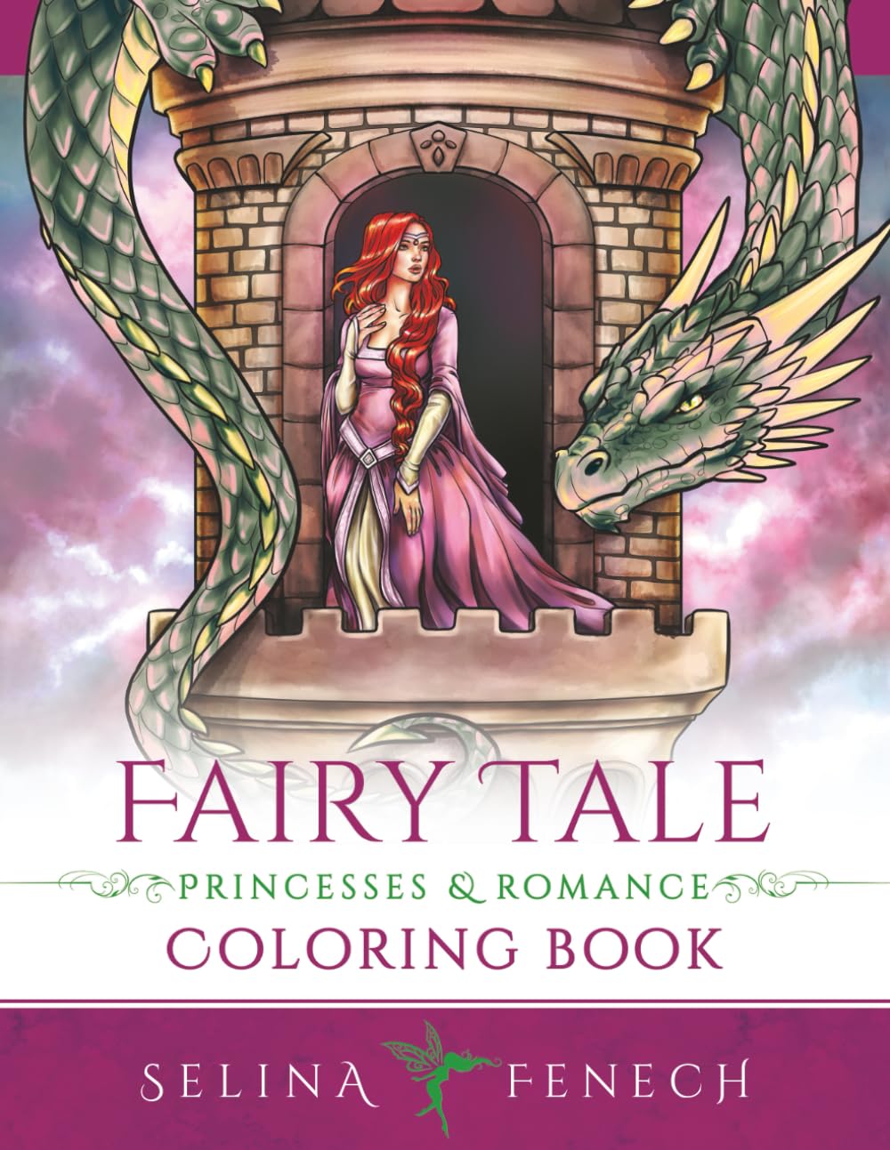 Fairy Tale Princesses and Romance Coloring Book Hobbies & Crafts