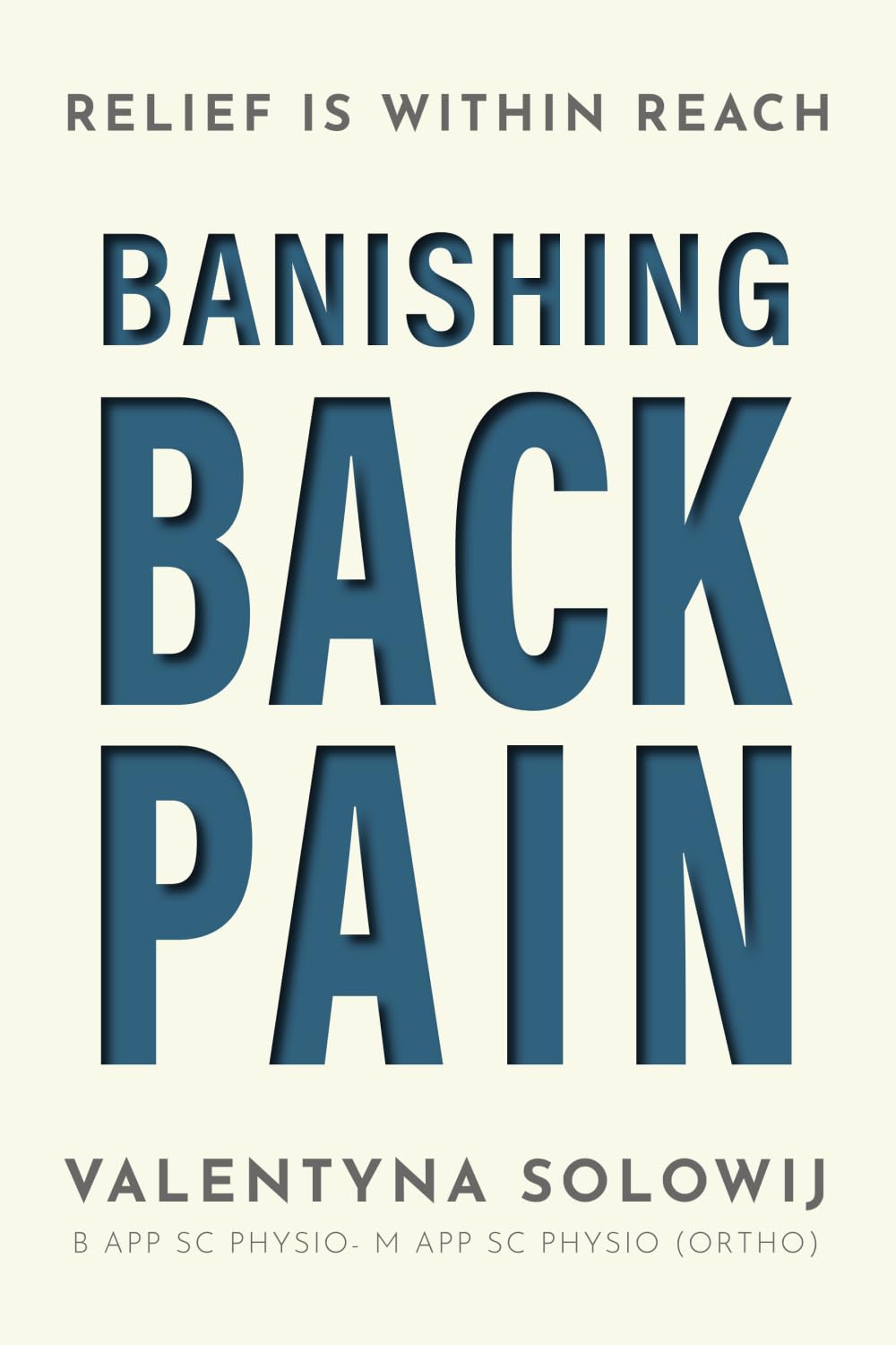 Banishing Back Pain Medicine