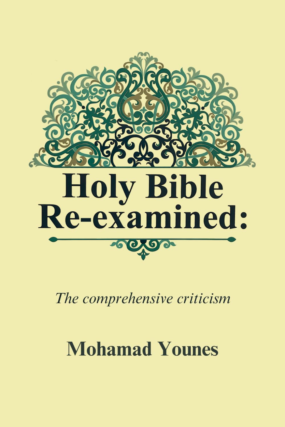 Holy Bible Re-examined Religion & Esotericism