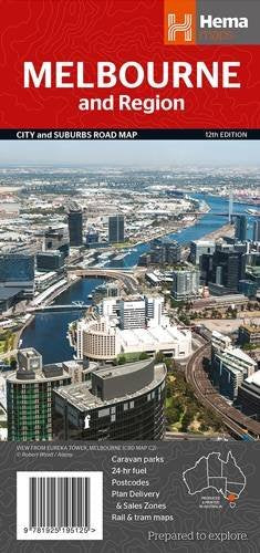 Melbourne & region handy (City and suburbs road map) Leisure, Home & Garden
