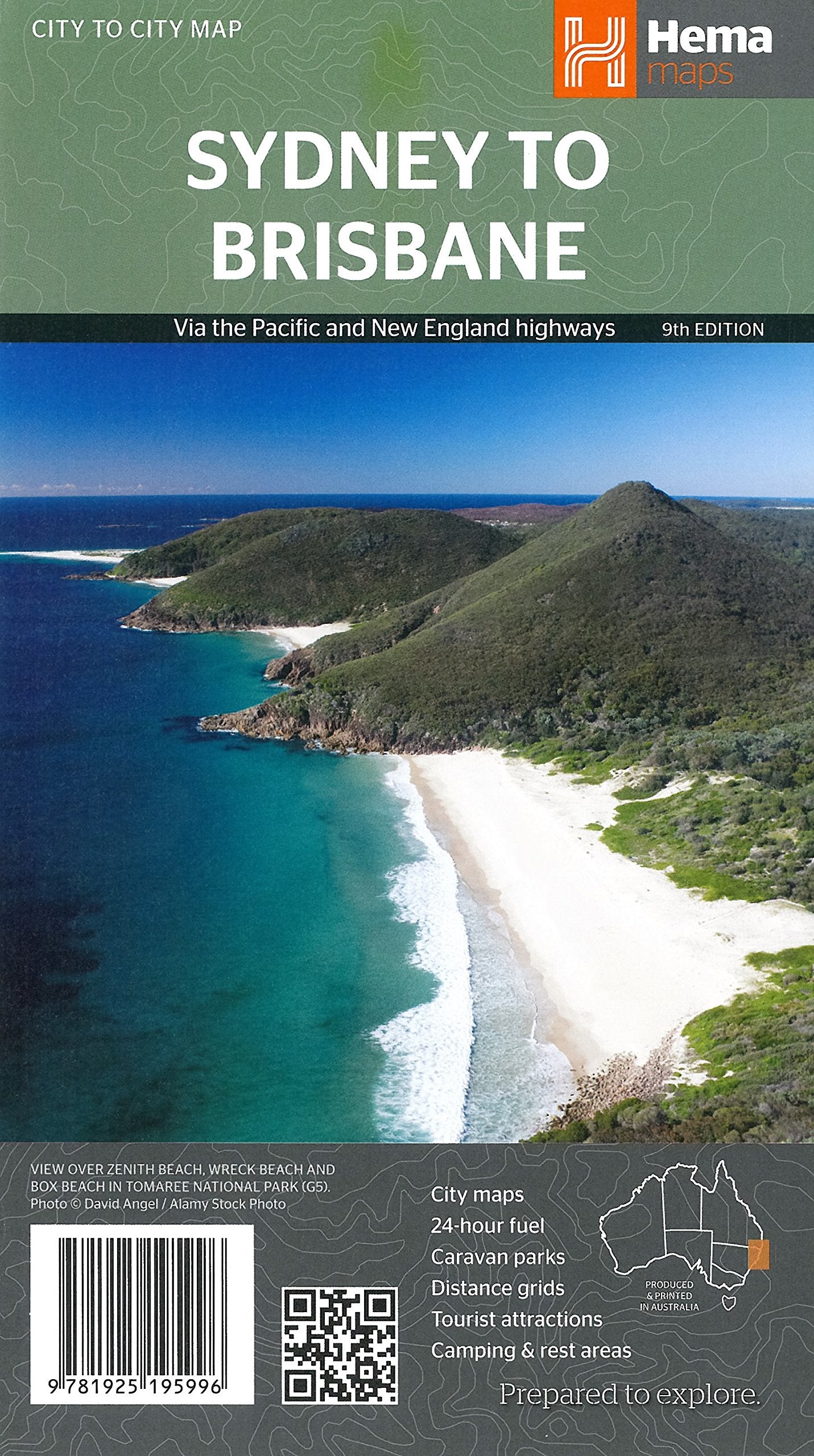 Hema Maps Sydney to Brisbane: Via the Pacific and New England highways. Straßenkarte waterproof (City to city map) Leisure, Home & Garden