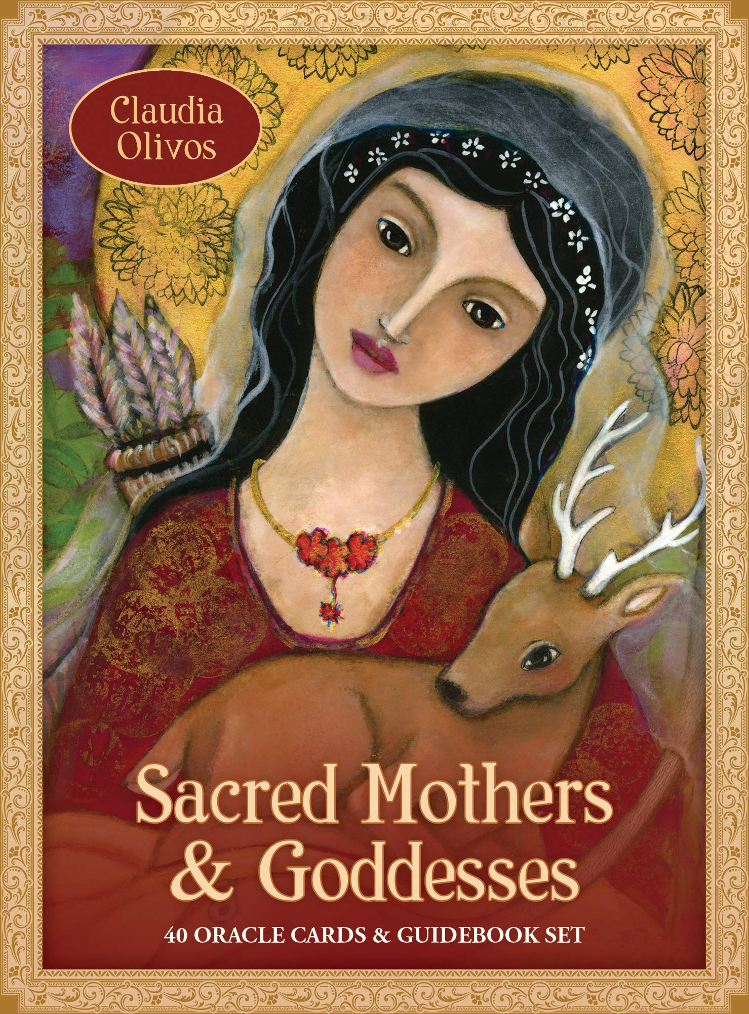 Sacred Mothers & Goddesses Oracle: 40 Oracle Cards & Guidebook Set Religion & Esotericism