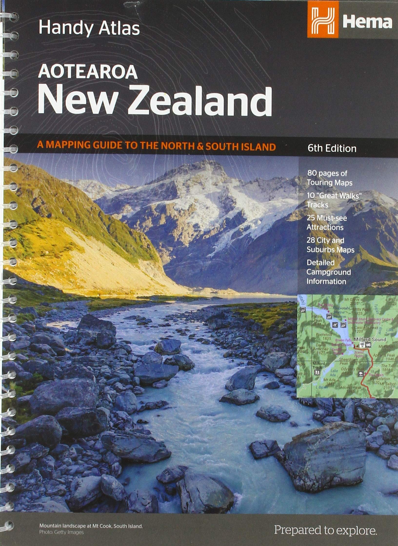 HEMA New Zealand Handy Atlas Leisure, Home & Garden