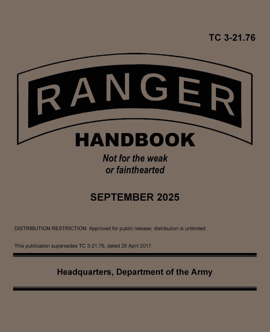 TC 3-21.76 Ranger Handbook September 2025 Business & Technology